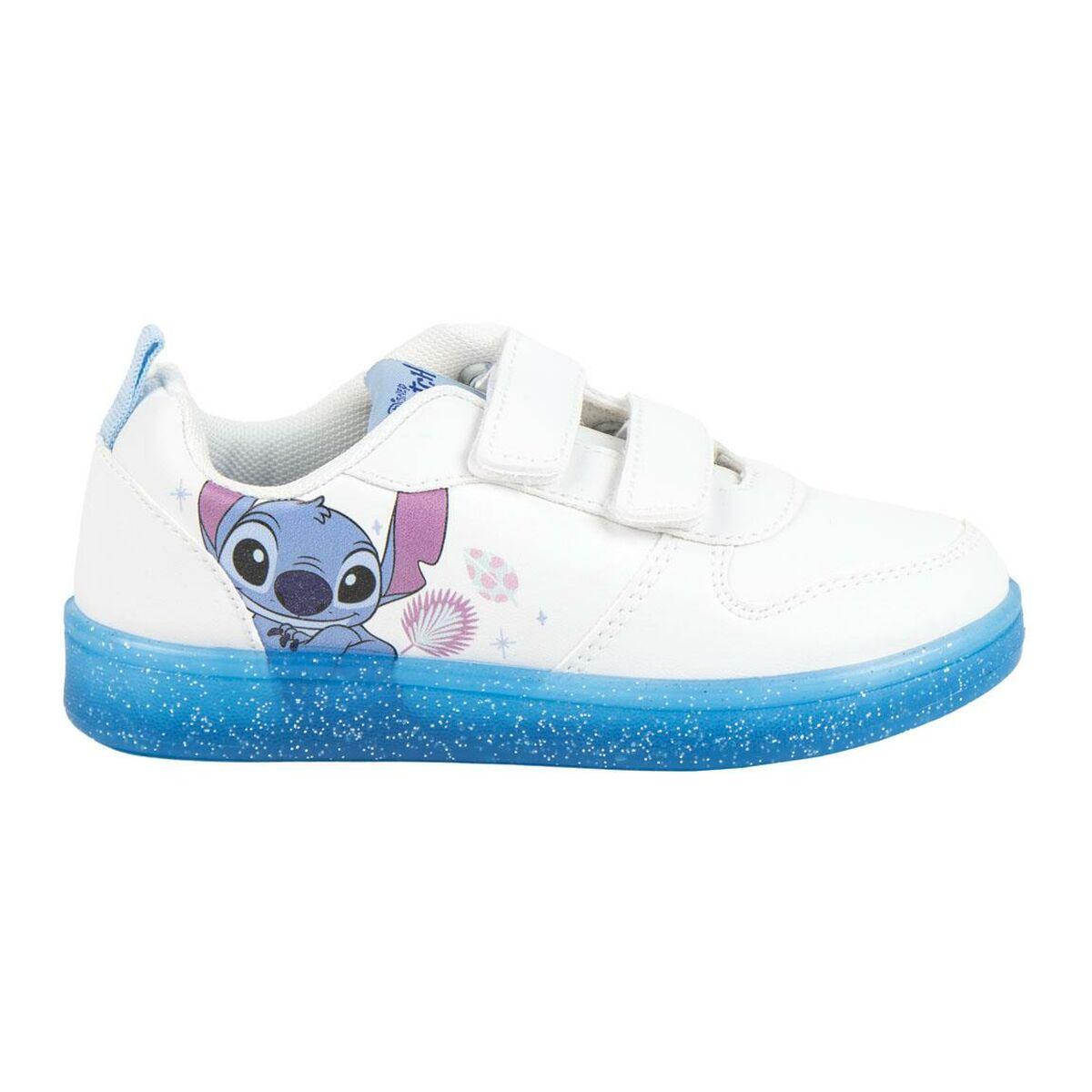Sneakers til Børn - Hvid og Blå Stitch Design 169 DKK
