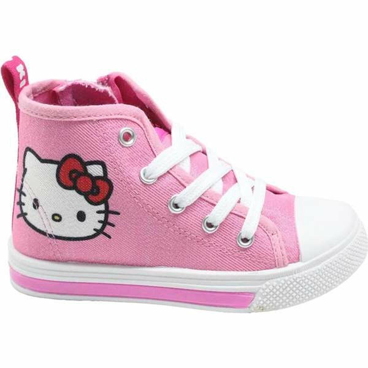 Hello Kitty LED Sneakers til Børn - Pink Tilbud 169 DKK