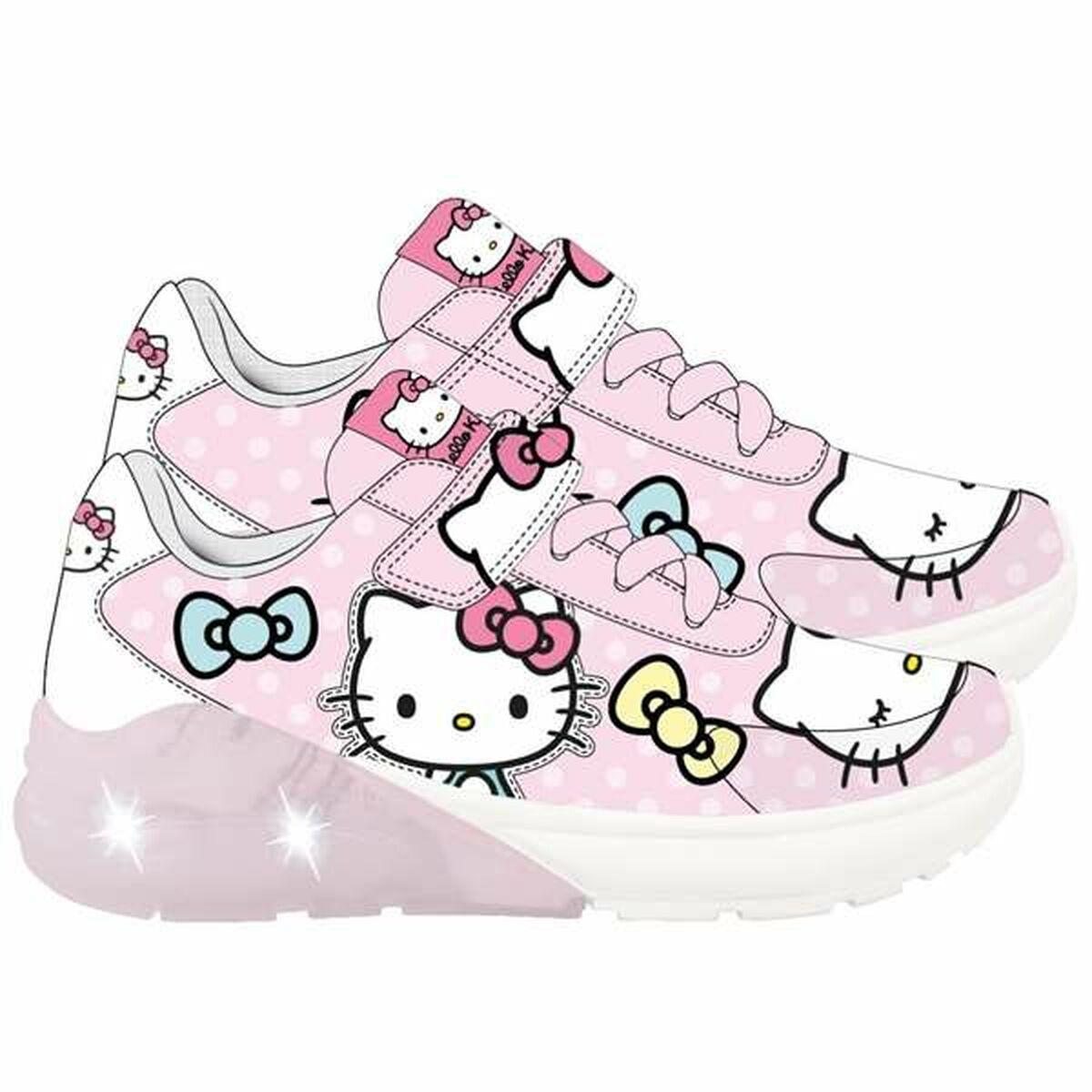 Hello Kitty Børnesneakers med Lys i Pink – Tilbud!