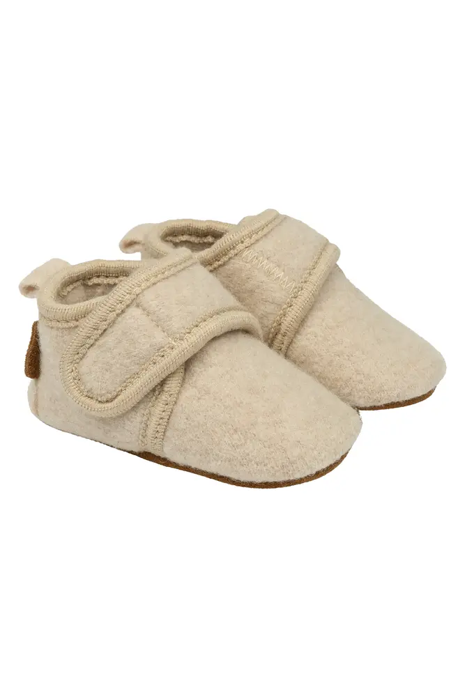 Forhåndsgående Uld Sko til Børn - Off White 12-18 Mdr.