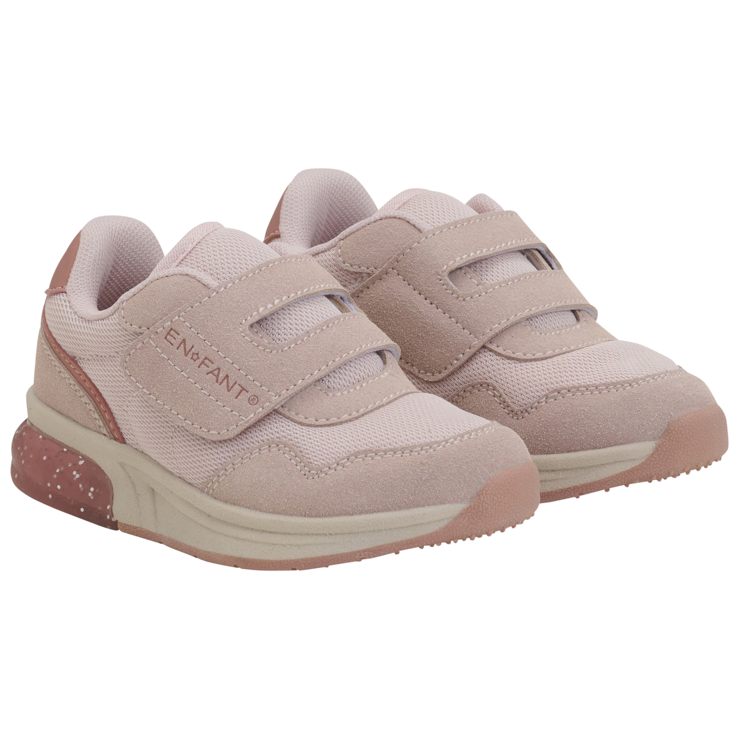 Fant Pige Sneakers med Blink i Sepia Rose - 350 DKK