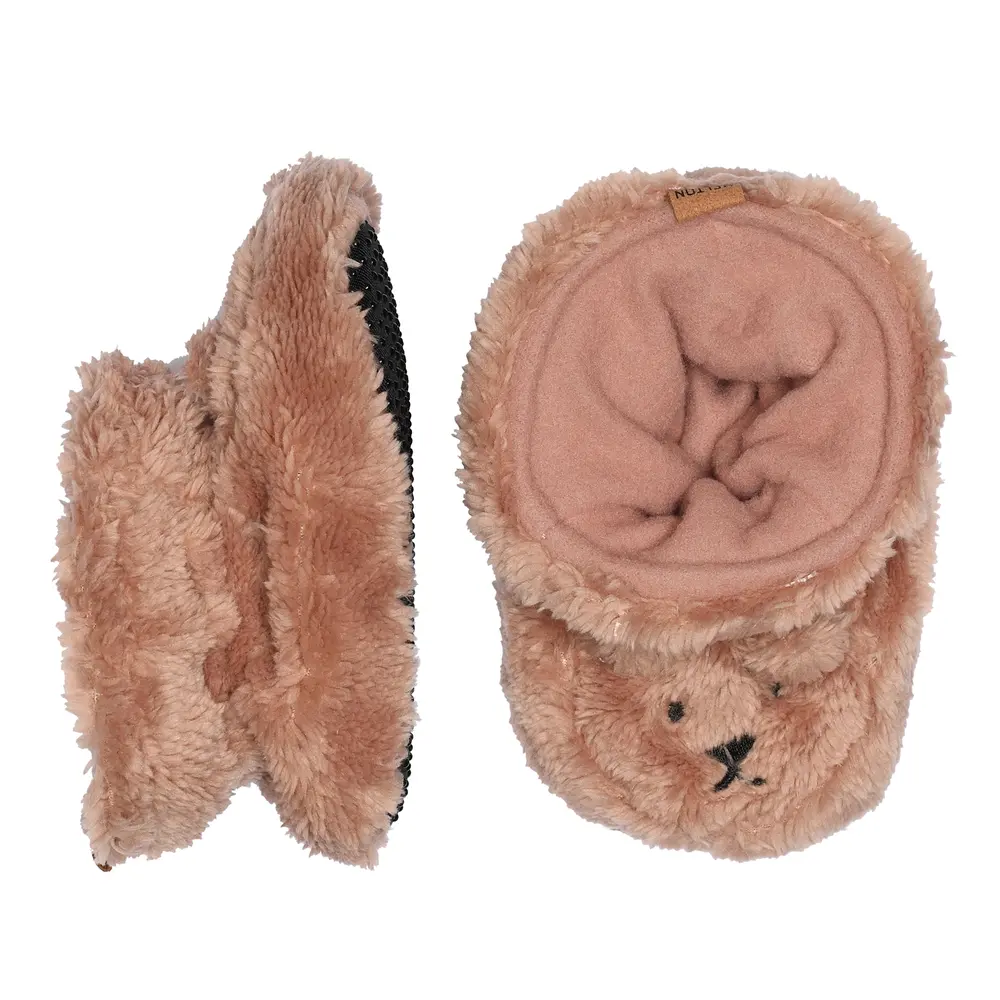 Bjørnefluffy Hjemmesko i Rosa – Komfort til Små Børn