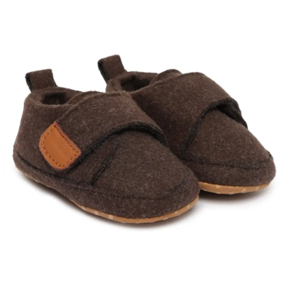 Prewalker Filt Chocolate Chip - Brun  0-6M