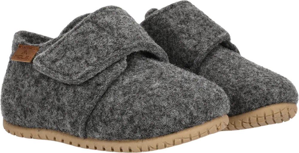 Heiris Hjemmesko Mørkegrå Melange – Fantastisk Tilbud!