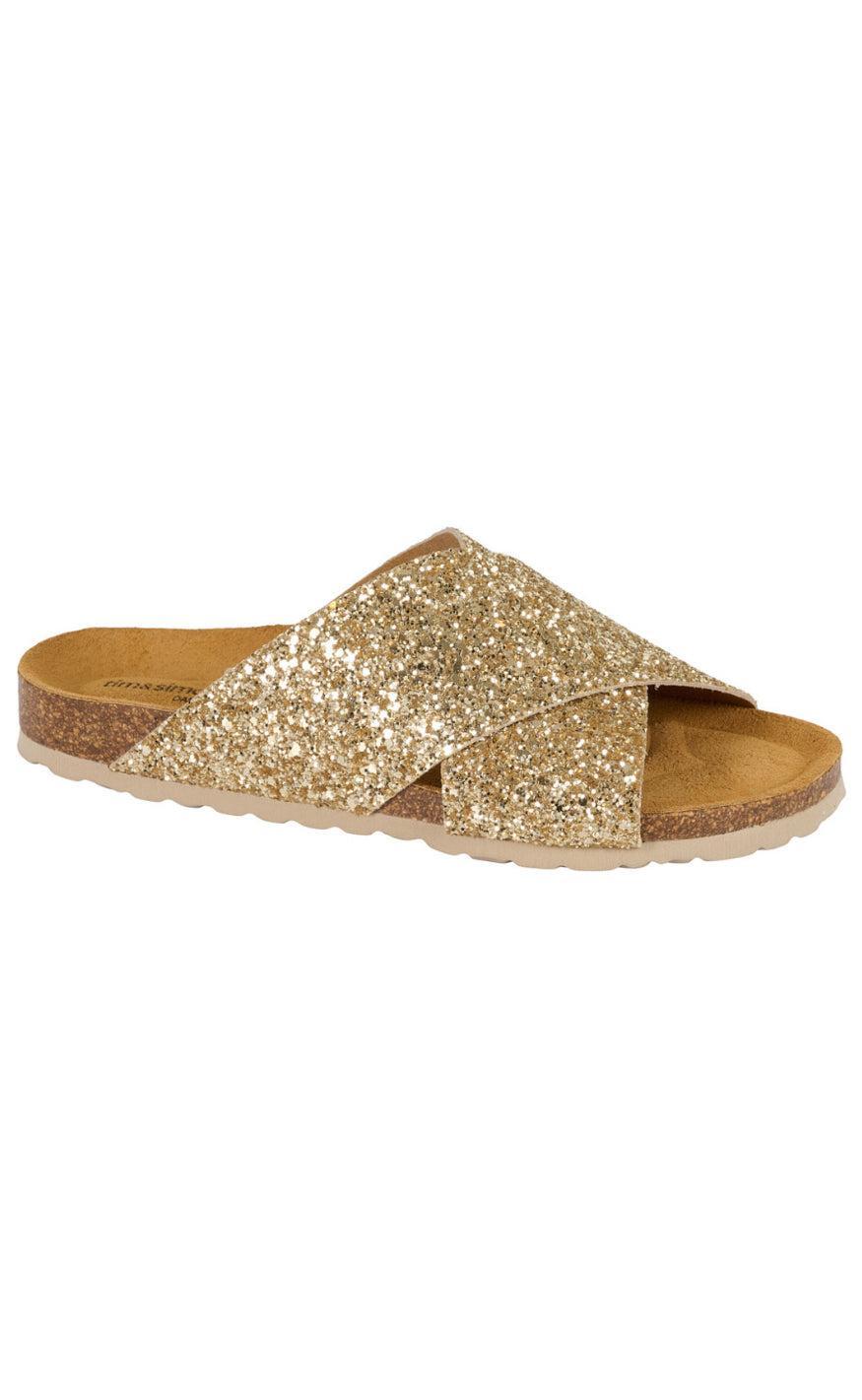 Tim & Simonsen Annet Glitter Oro Sandaler – Udsalg 324 DKK