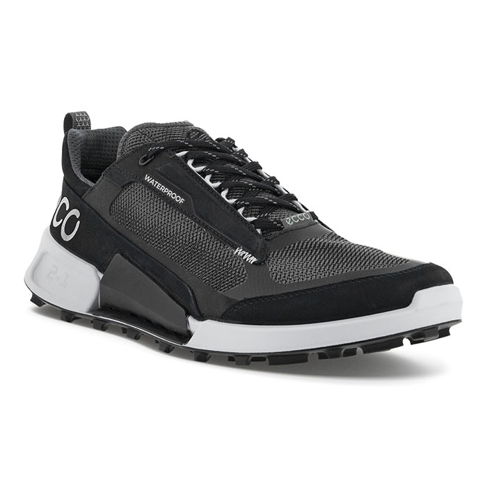 Ecco Biom Mountain Waterproof Herre Mænd Black Magnet Vandresko - Sort  41