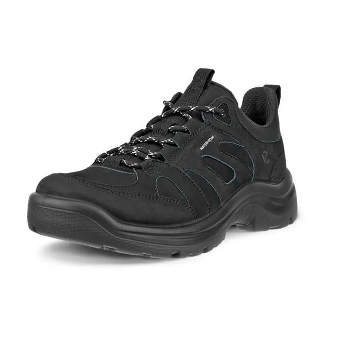 Ecco Offroad Leather Waterproof Kvinder Damer Black Vandresko - Sort  36