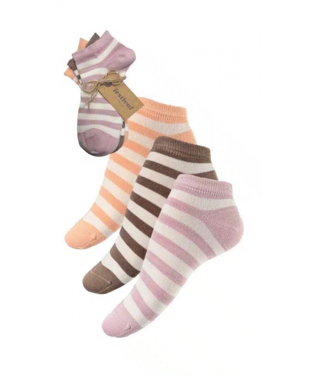 Farverige Bambus Sneaker Sokker til Festivaler - Komfort & Stil