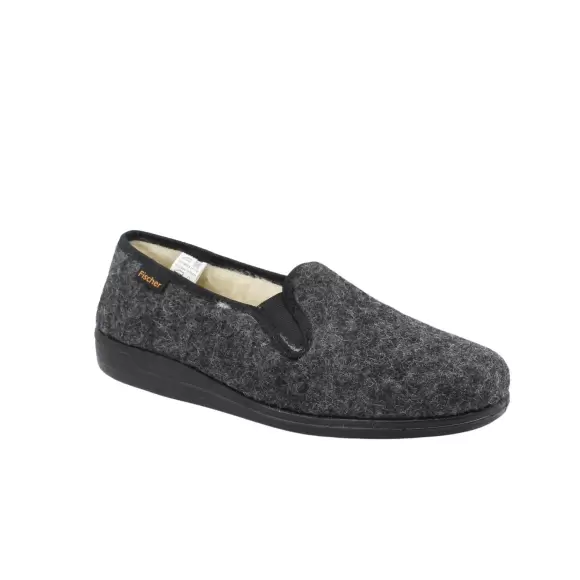 Fischer 204126 205 Herresko i Anthracit - Kun 350 DKK!