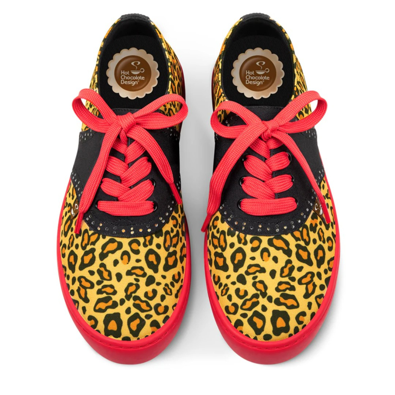 Røde Leopard Sneakers – Uundgåeligt Tilbud!
