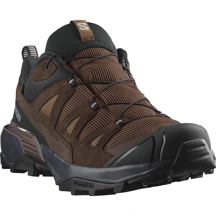 Salomon Ultra 360 Leather Gtx Dark Earth Vandresko - Vandresko  UK 8,5