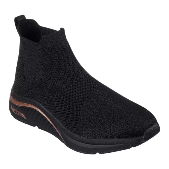 Skechers Arch Fit Miles 155580 BBK - Komfortable Sneakers Tilbud!