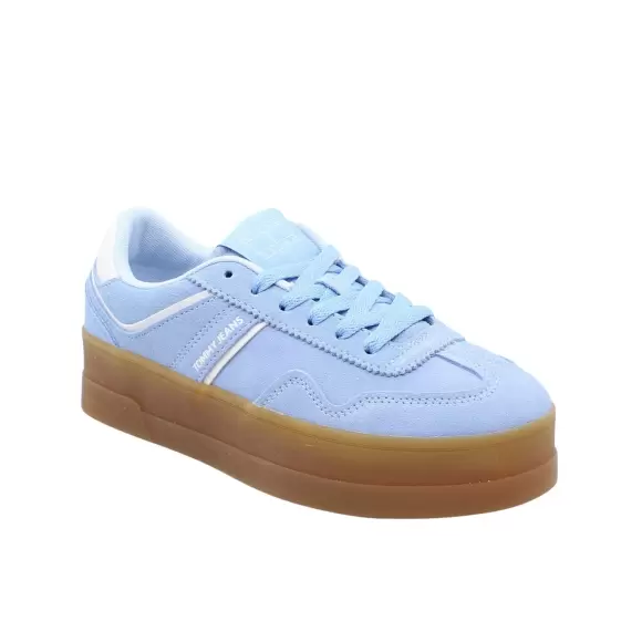 Grrenwich Flatform Suede i SUGARPLUM BLUE – Udsalg!
