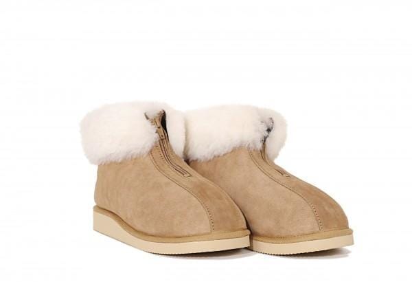 Luksuriøse hjemmesko i lammeskind - Fantastisk udsalg!