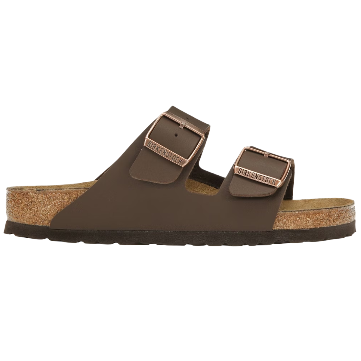 Birkenstock Arizona Birko Flor Dark Brown -   35