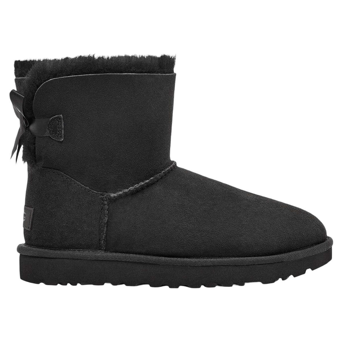 Ugg Mini Bailey Bow Black - Sort  36