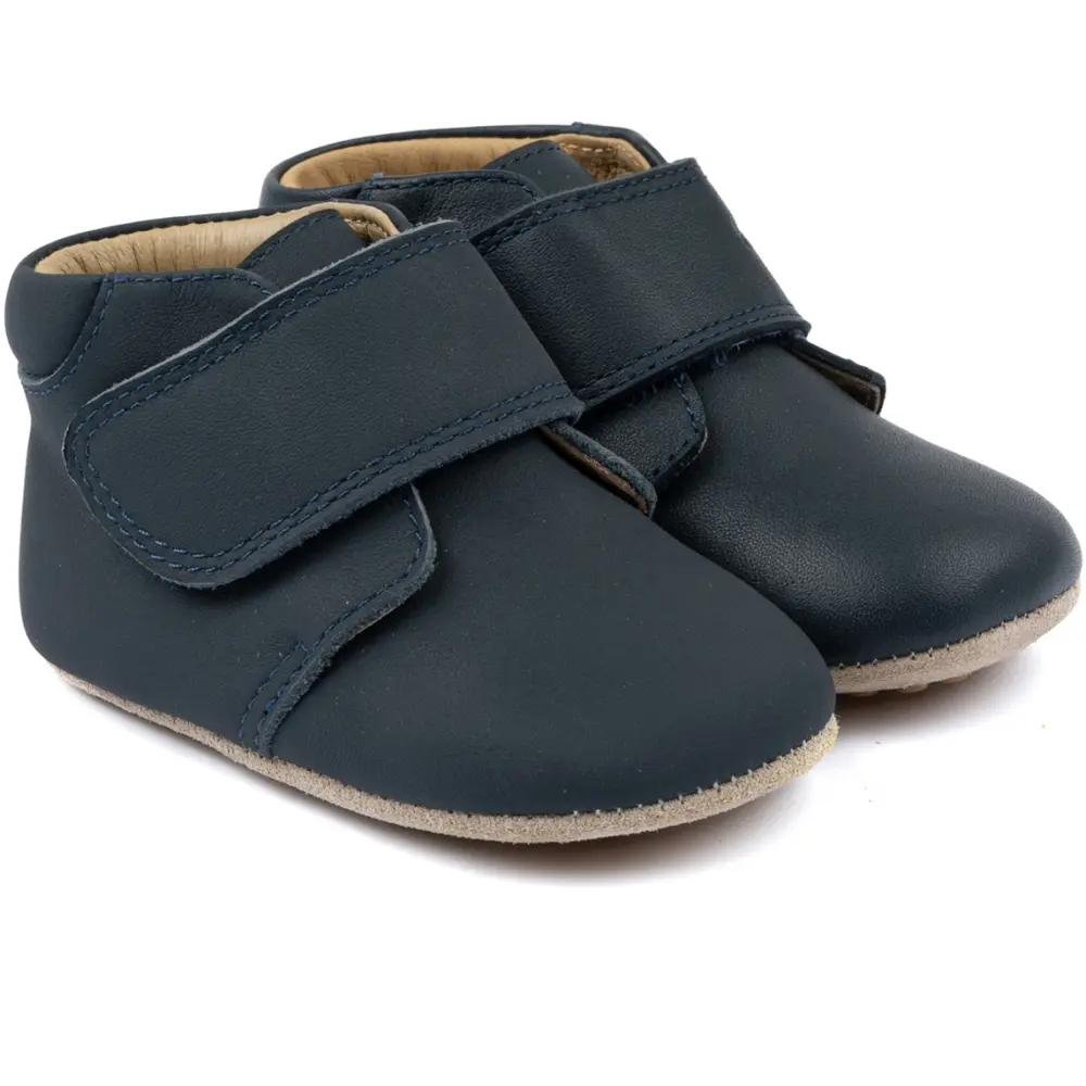 Begynder Velcro Sko i Navy – Komfort til Små Fødder!