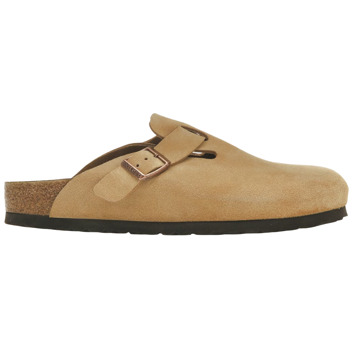 Birkenstock Boston Suede Latte Cream -   35