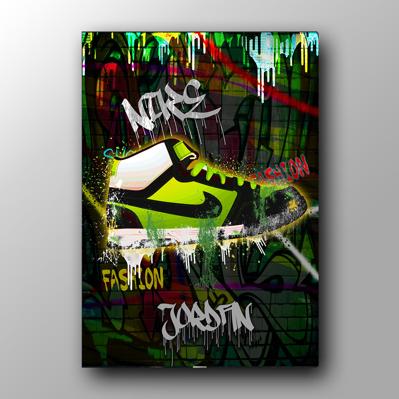 Fashion Sneakers Plakat Lærred -