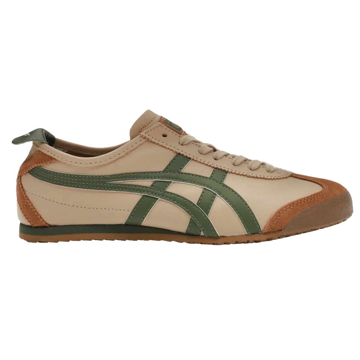 Onitsuka Tiger Mexico Beige Grass Green - Grøn  36