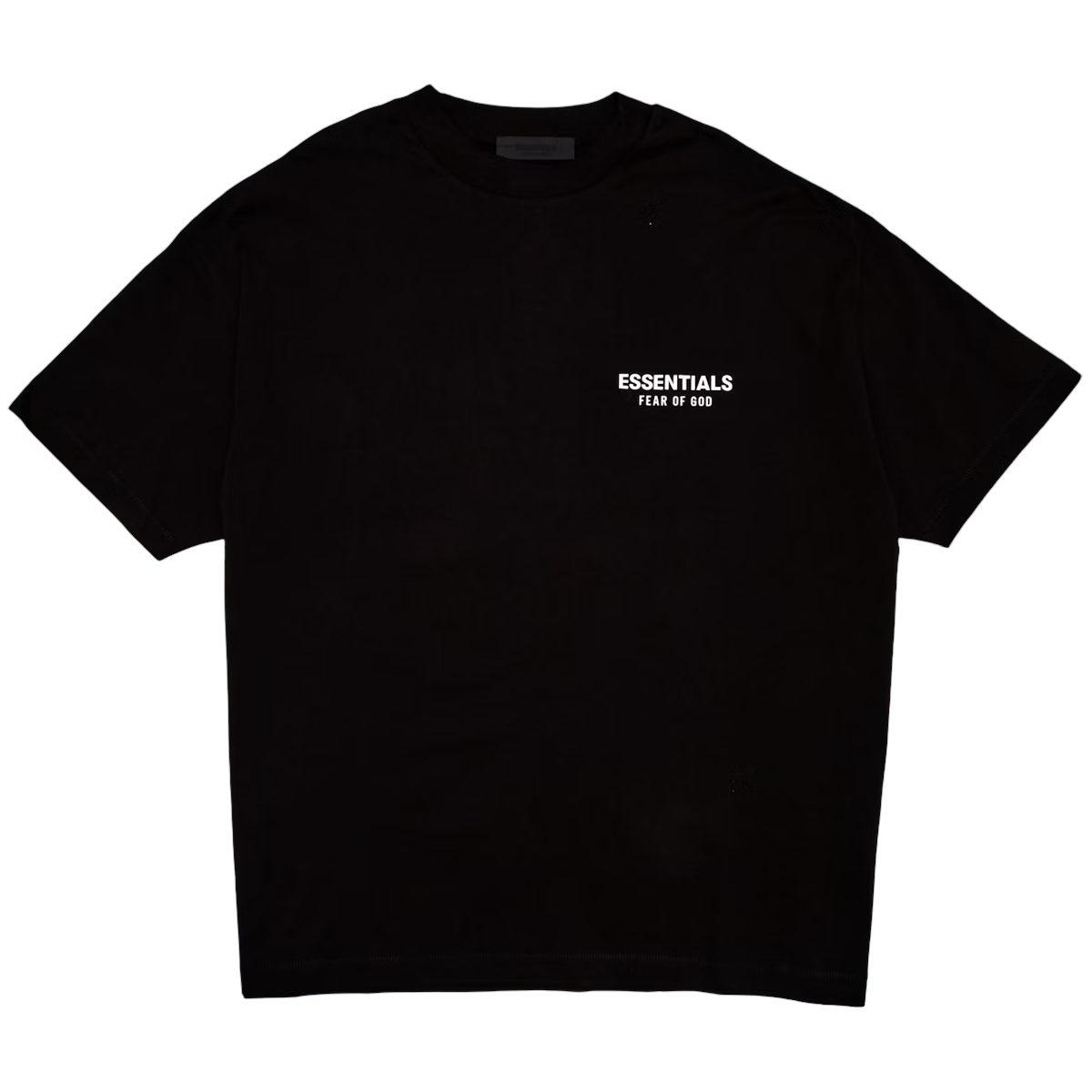 Fear God Essentials Jersey Crewneck Shirt Black - Sort  XS