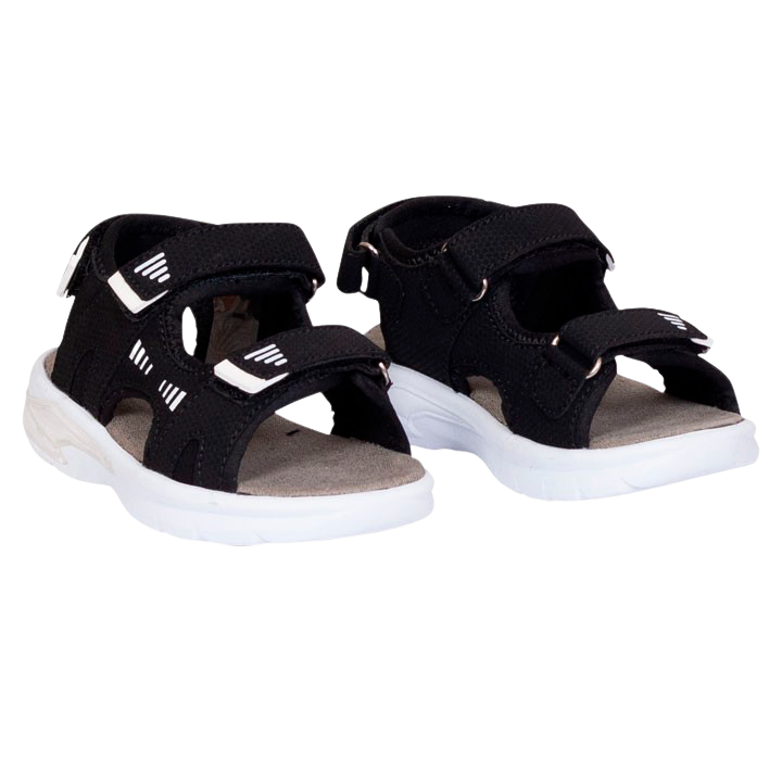 Børne Sandaler Black White - Sort  33