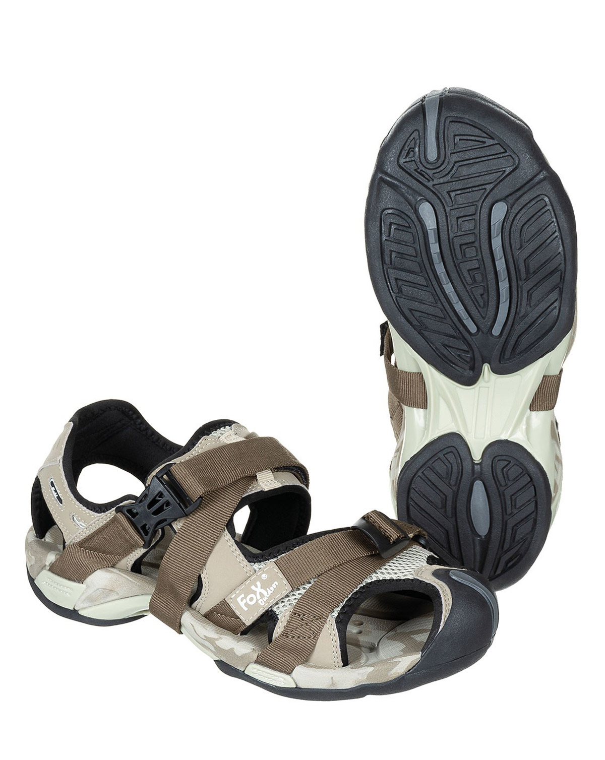 Mfh Trekking Sandaler Kliklukning Desert Sand - Desert Sand Unisex 40 EU / 7 US