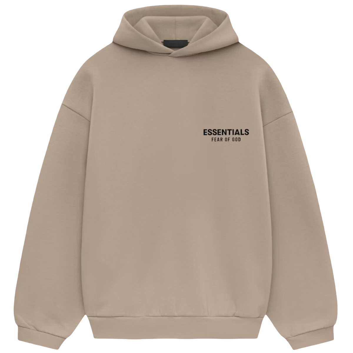 Fear God Essentials Fleece Hoodie Desert Sand -   XS
