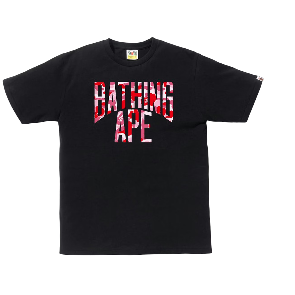 Bape Abc Camo Nyc Logo Tee White Green - Hvid  S