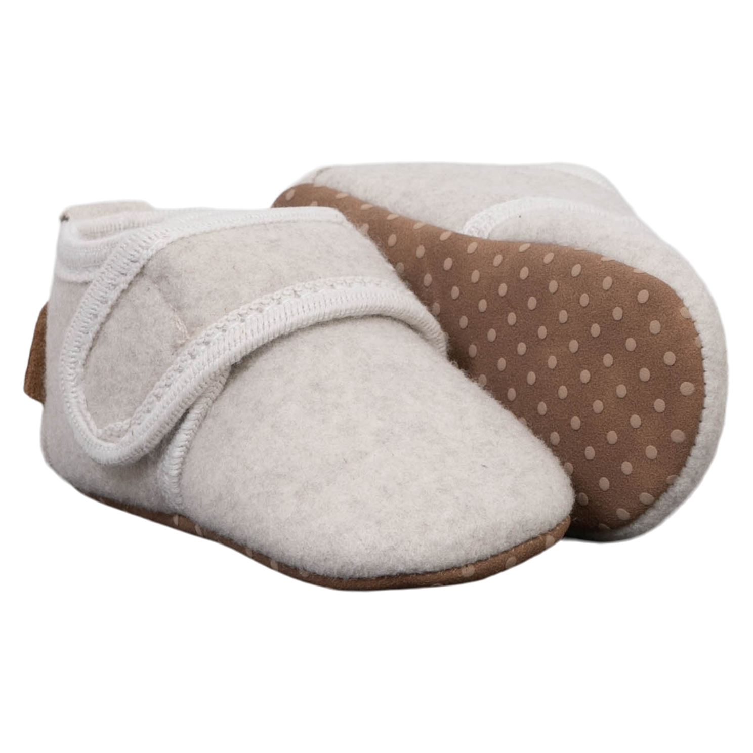 Soft Gallery Baby Hjemmesko Melange Offwhite - Hvid  21/22