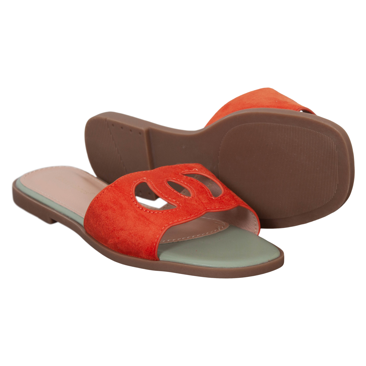 Ideal Shoes Dame Sandaler Orange - Orange  41