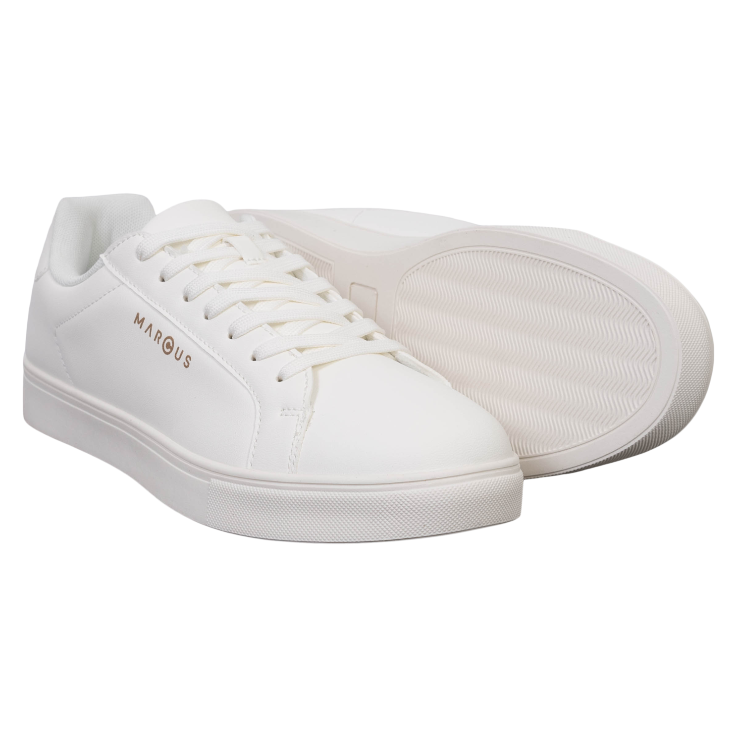 Marcus Bakerfield Herre Sneakers White - Hvid  38