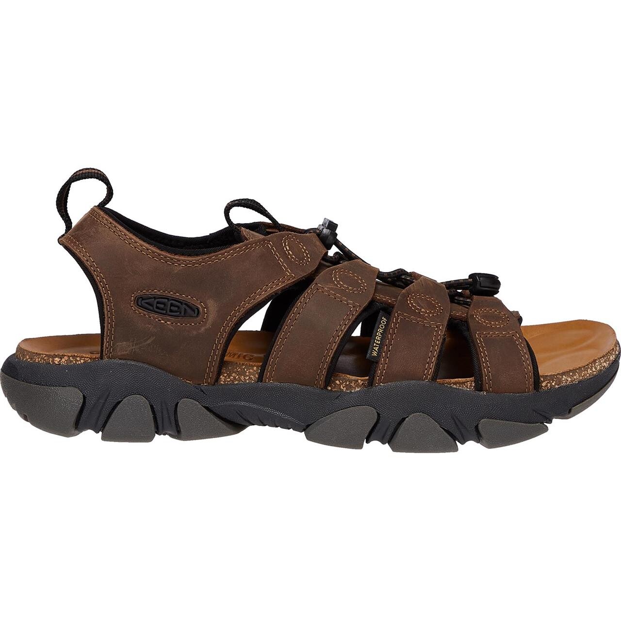 Keen Mens Daytona Sandal Brun Bison Black - Sort  42
