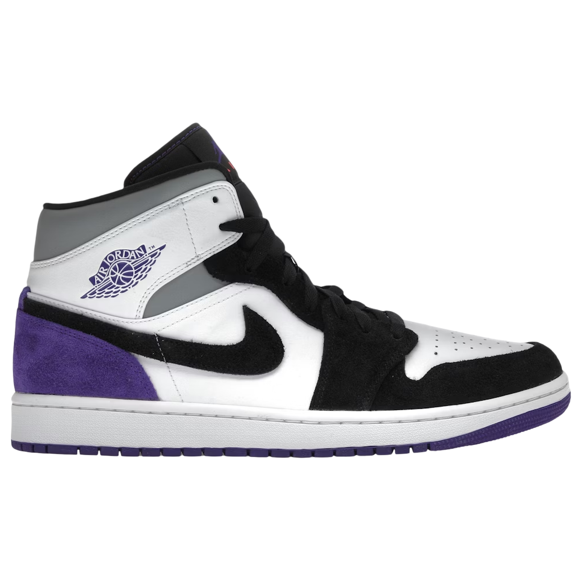 Air Jordan Mid Purple - Lilla  38,5