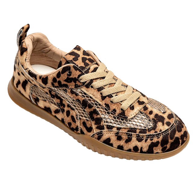 Ideal Shoes Dame Sneakers Leopard - Leopard  39