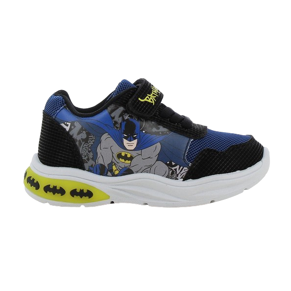 Batman Drenge Sneakers med Blink i Sort/Kobolt