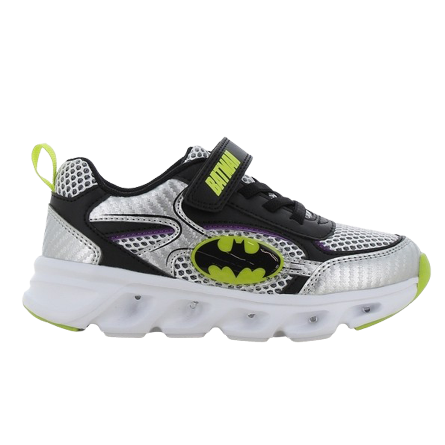 Batman Børne Sneakers Blink Sølv Sort - Sort  27