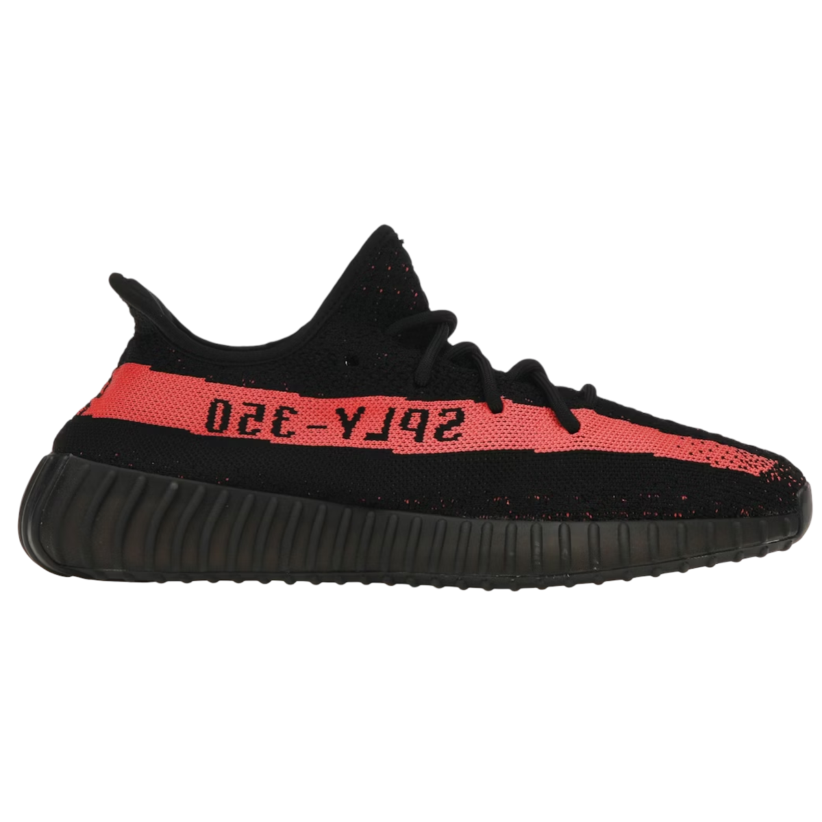 Yeezy Boost 350 Core Black Red - Sort  36