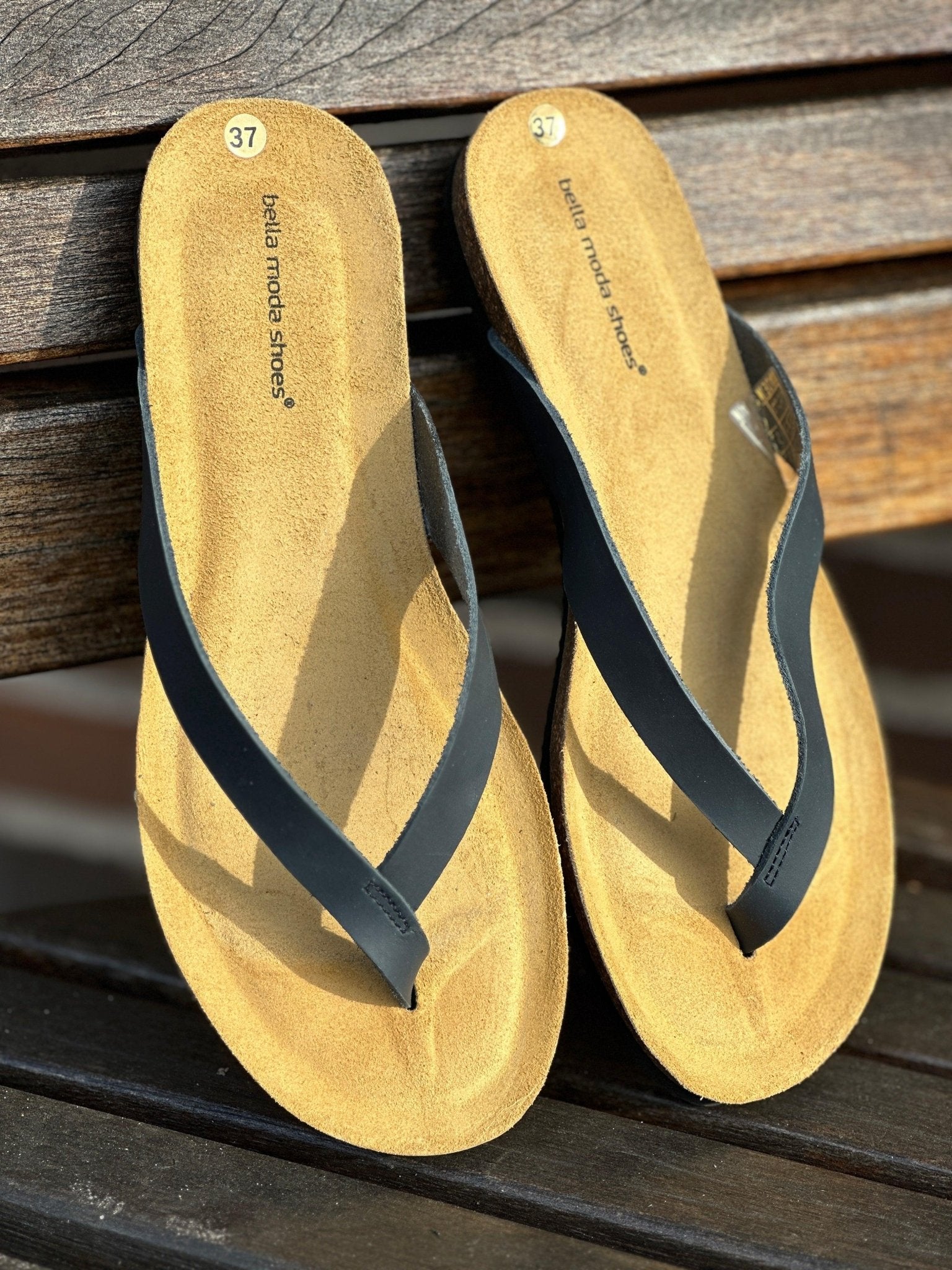 Bella Moda Tåsandaler Blå -