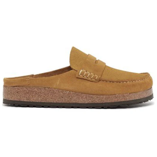 Birkenstock Naples Corduroy Cork Brown -   36