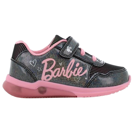 Barbie Blinklys Sneakers til Piger - Sort og Pink 325 DKK