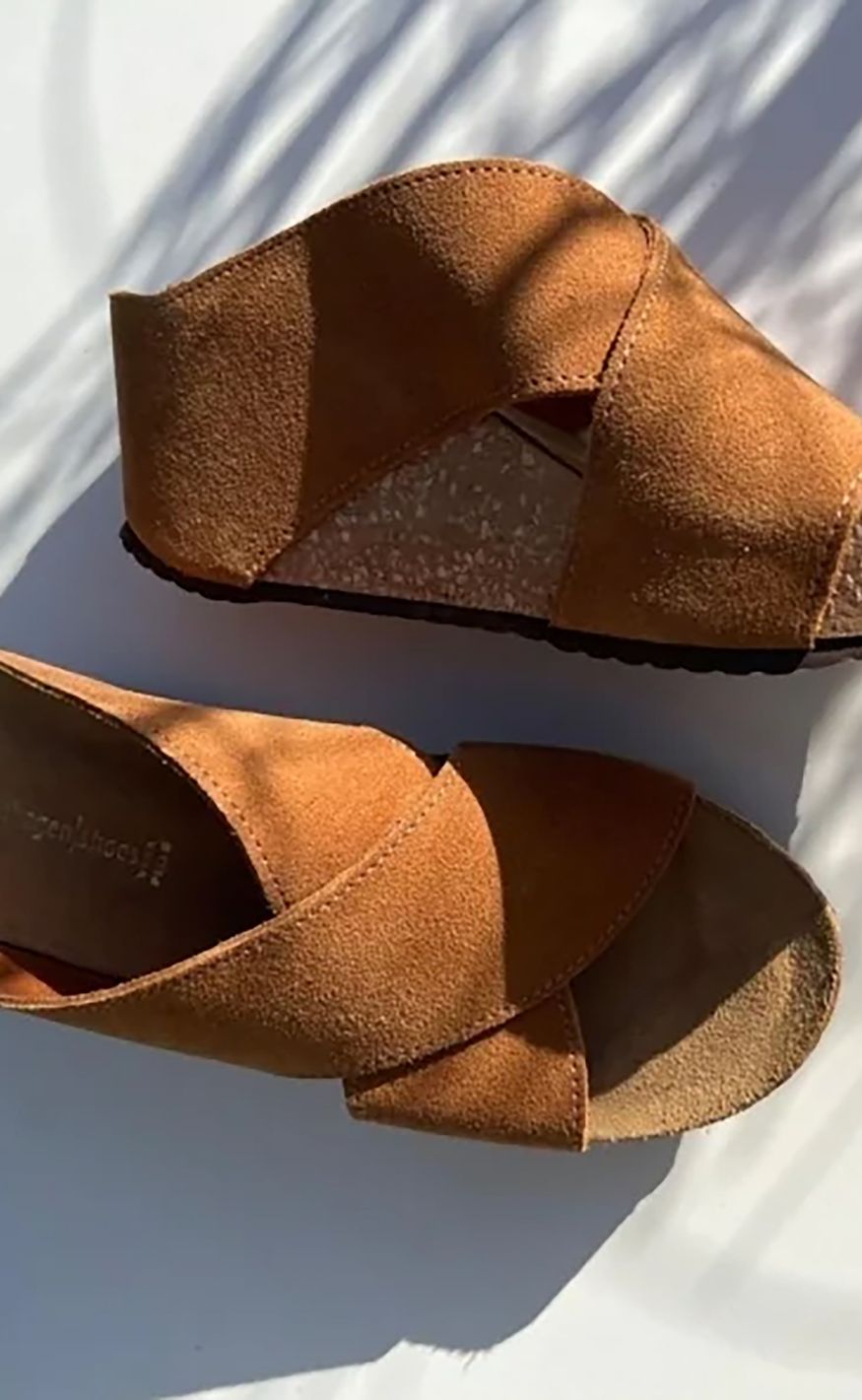 Copehagen Shoes Sandaler Frances Suede Dark Brown - 00066 DARK Brun  23