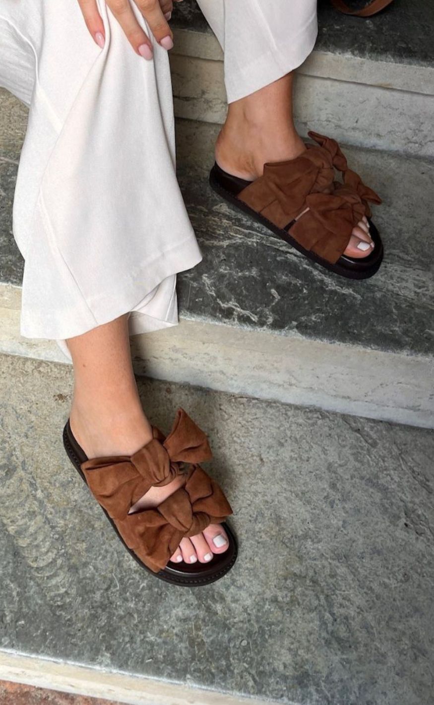 Copenhagen Shoes Sandaler Summer Dream Suede Cognac - 0241 COGNAC  36