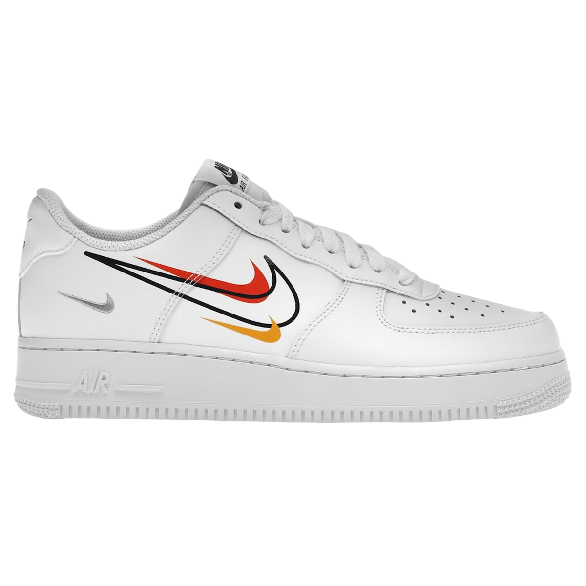 Nike Air Force Low Multi Swoosh White - Hvid  36