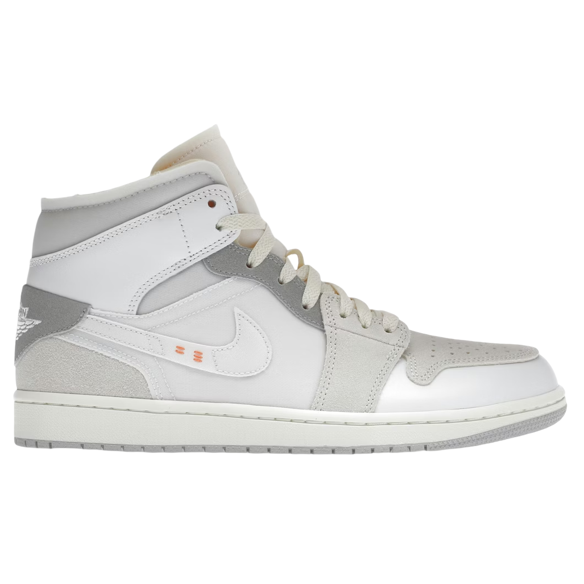 Air Jordan Mid Craft Inside Out White Grey - Hvid  36