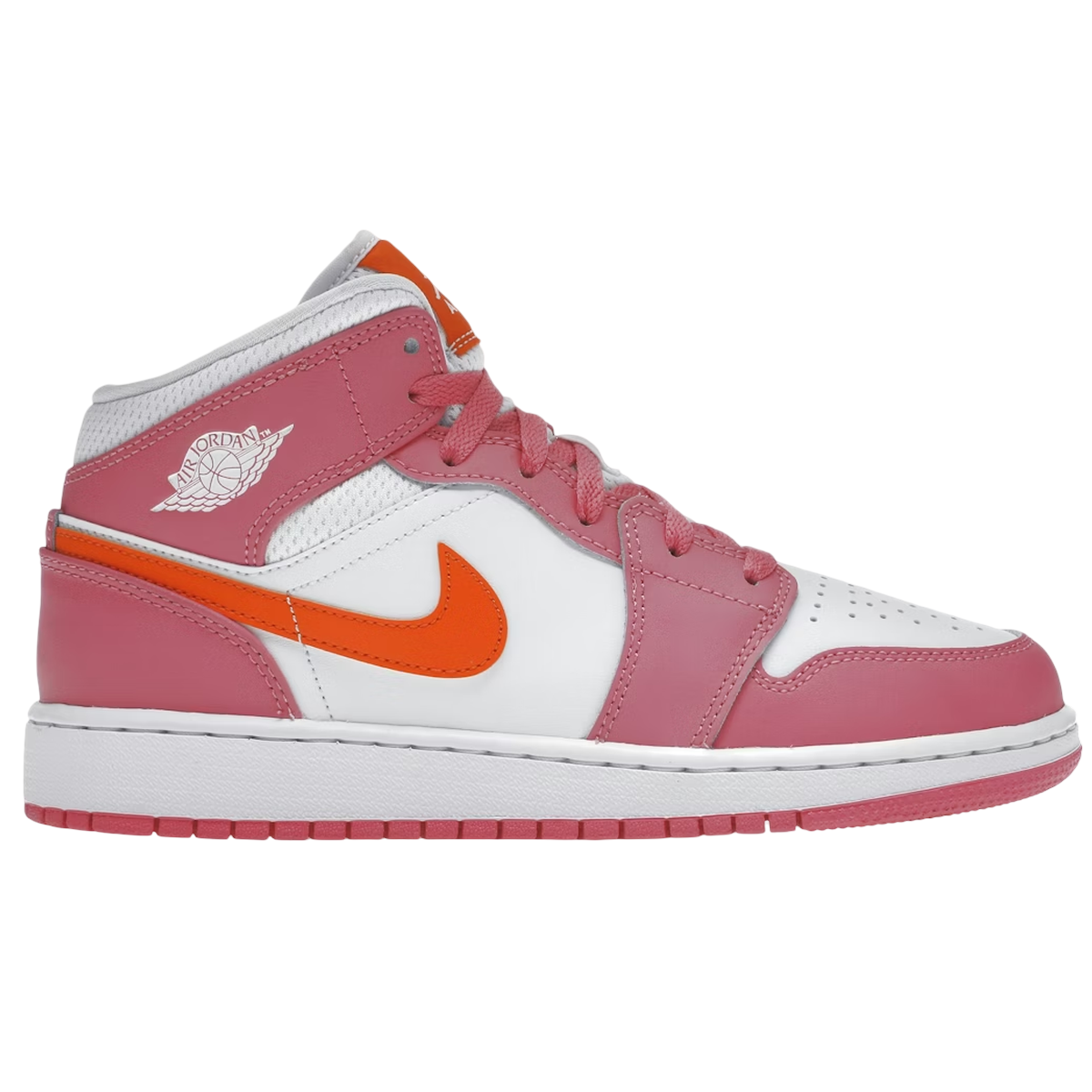 Air Jordan Mid Pinksicle Safety Orange - Pink  35,5