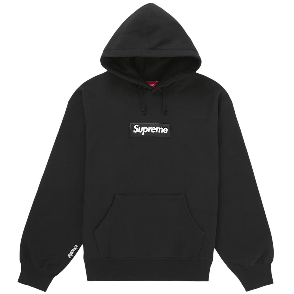 Supreme Box Logo Hooded Sweatee Shirt Fw25 Black - Sort  S