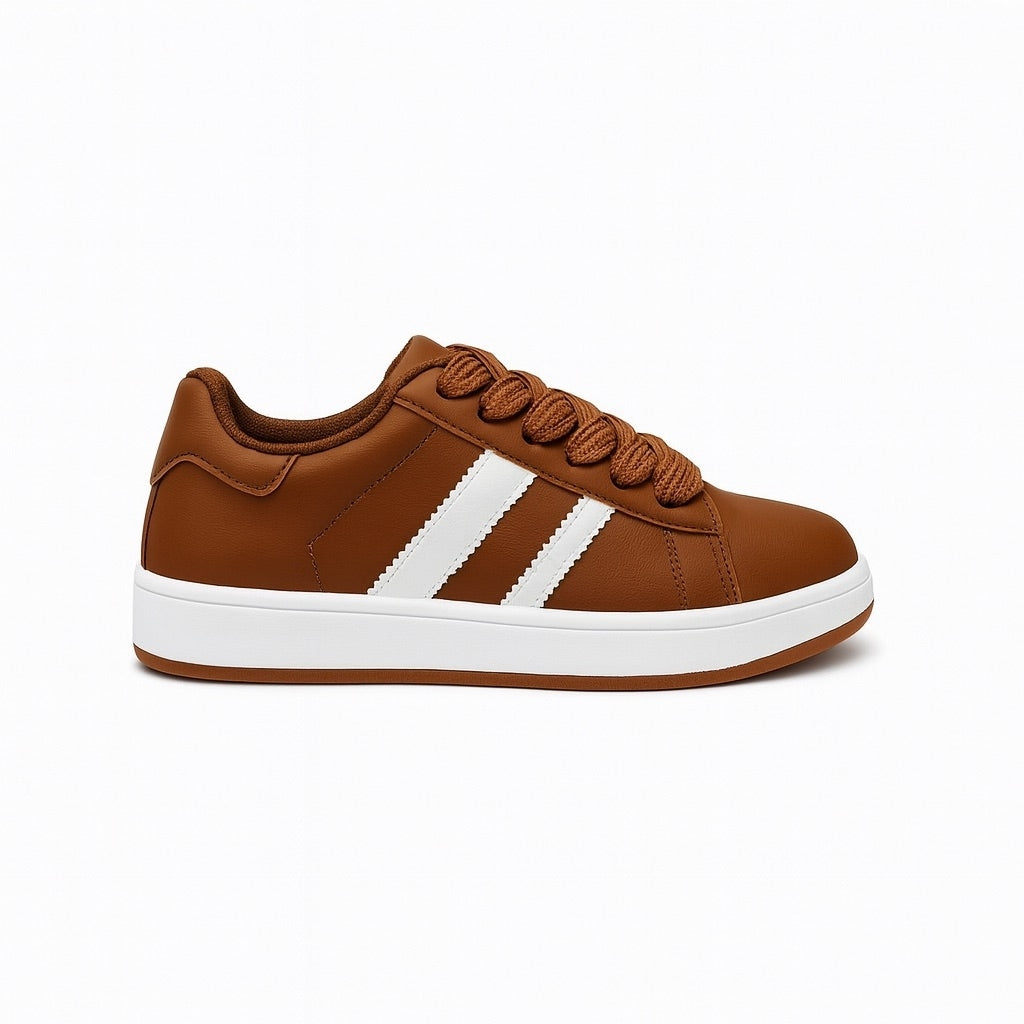 Ginette Dame Sneakers 123 Camel - Camel Female 36