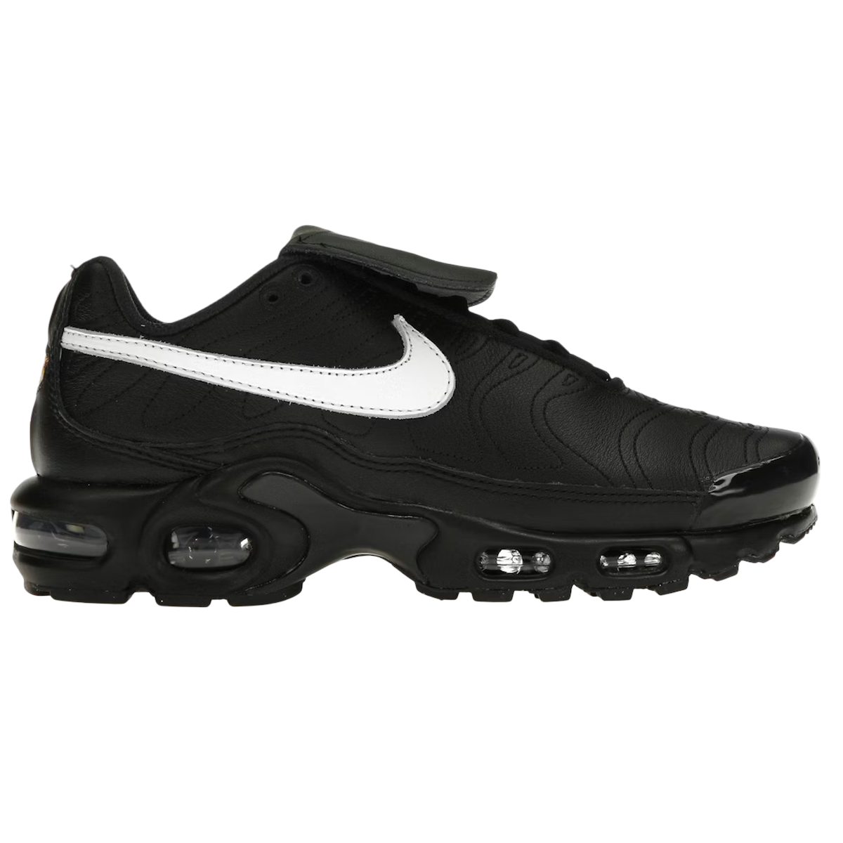 Nike Air Max Plus Tiempo Black White - Sort  35,5