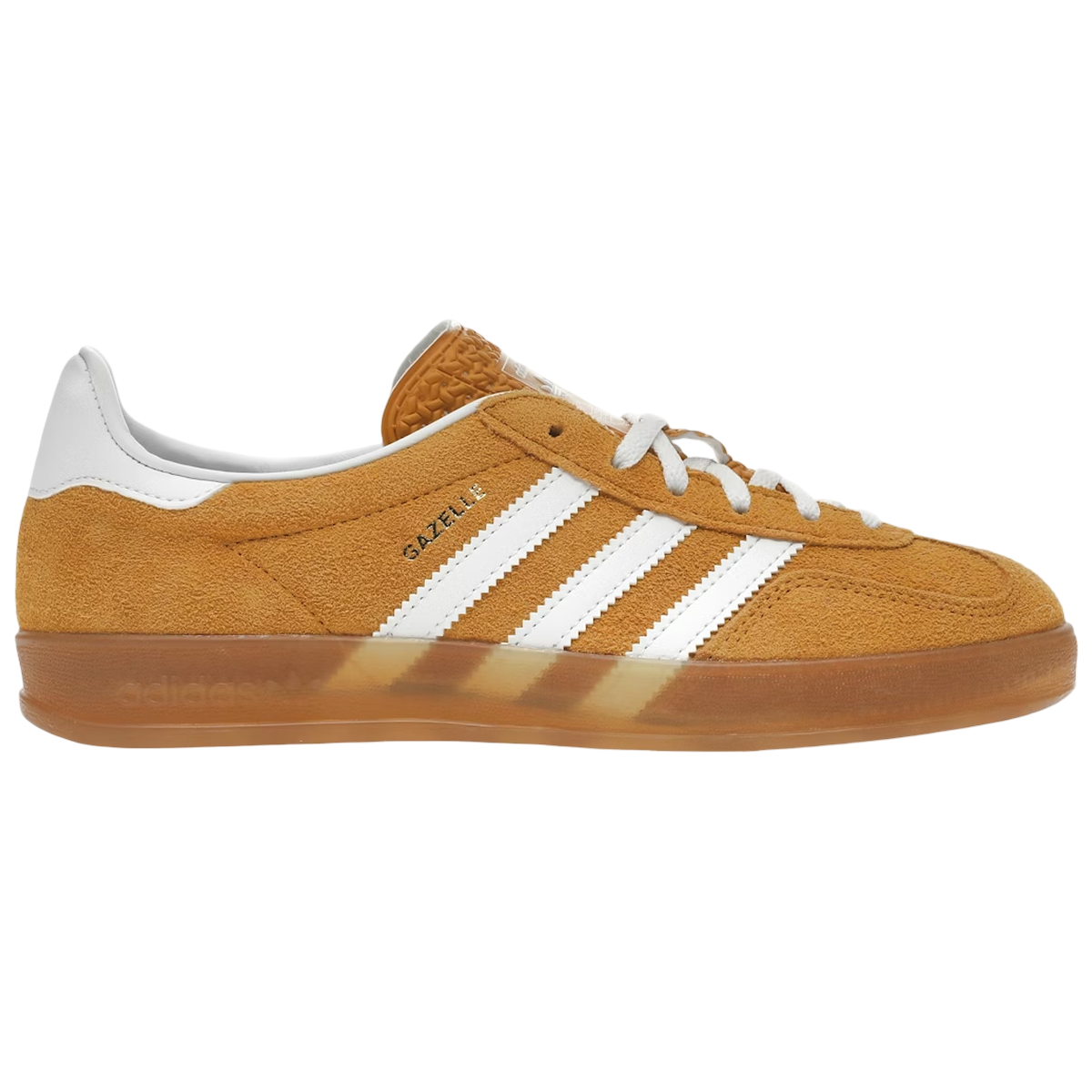 Adidas Gazelle Indoor Orange Peel White - Hvid  34 2/3